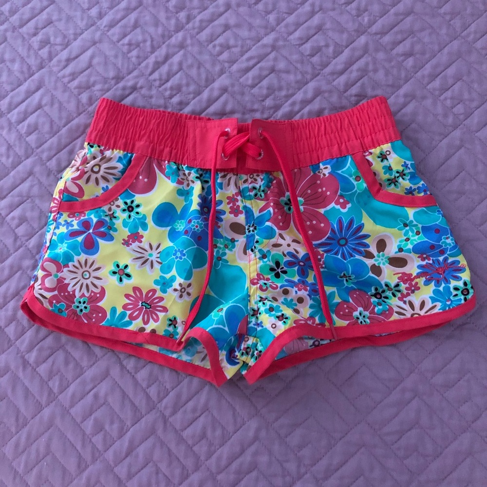 Girls flowers shorts